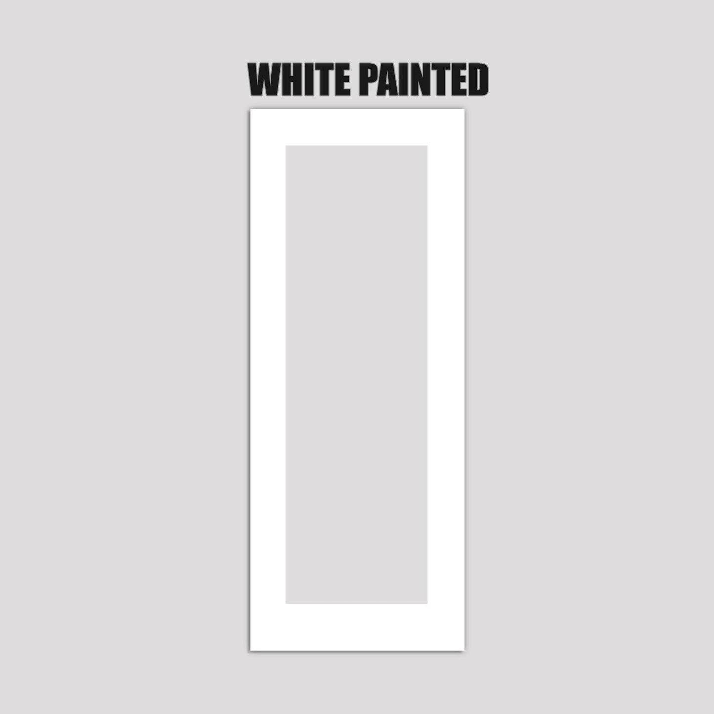 26" x 84" Complete Kit Mirror Sliding Barn Door with Frosted Design (Ready to Ship) - 1497 - DoorDiscounter