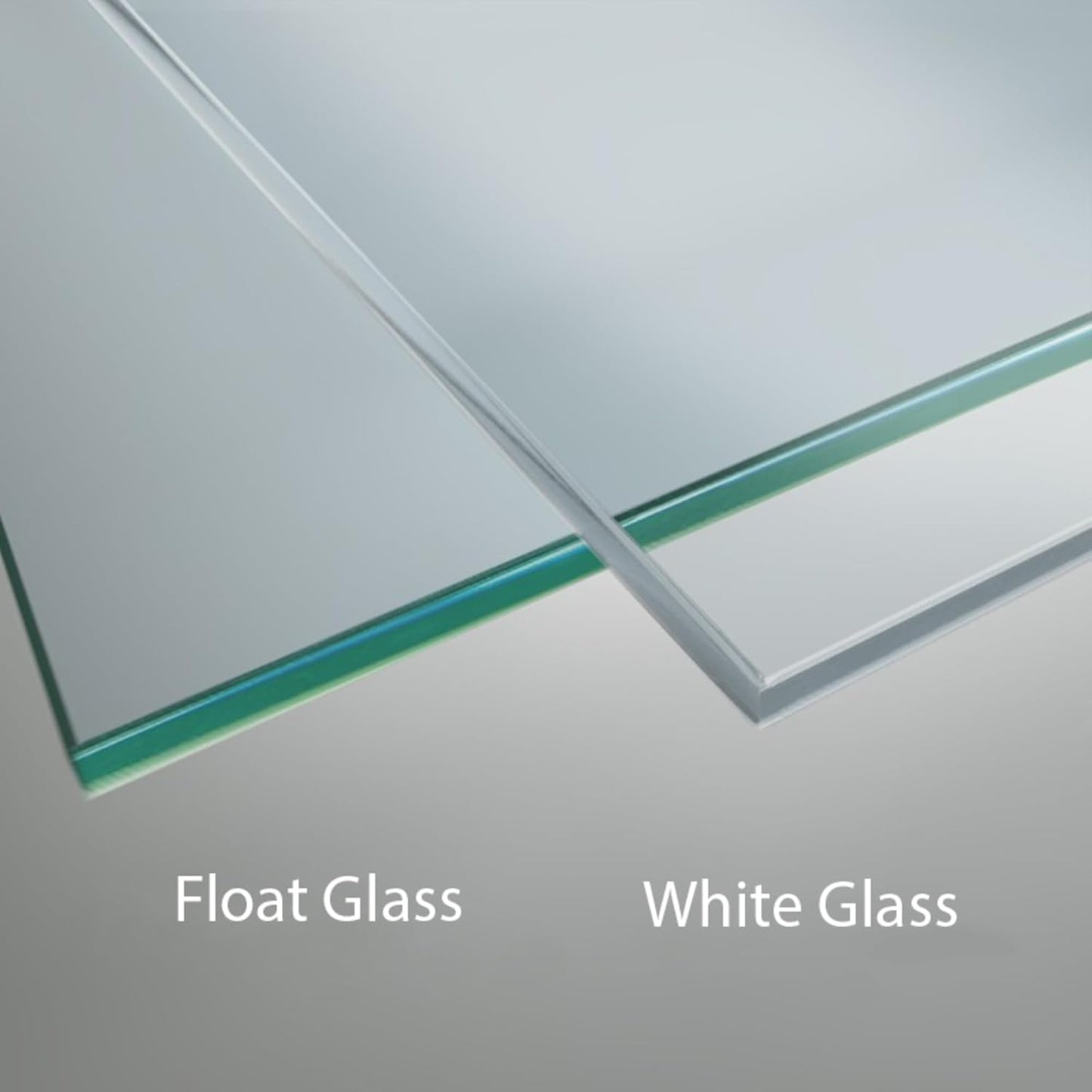 40" x 84" Frameless Clear Glass Sliding Barn Door with Stainless Steel  Hardware + Recessed Grip Handle